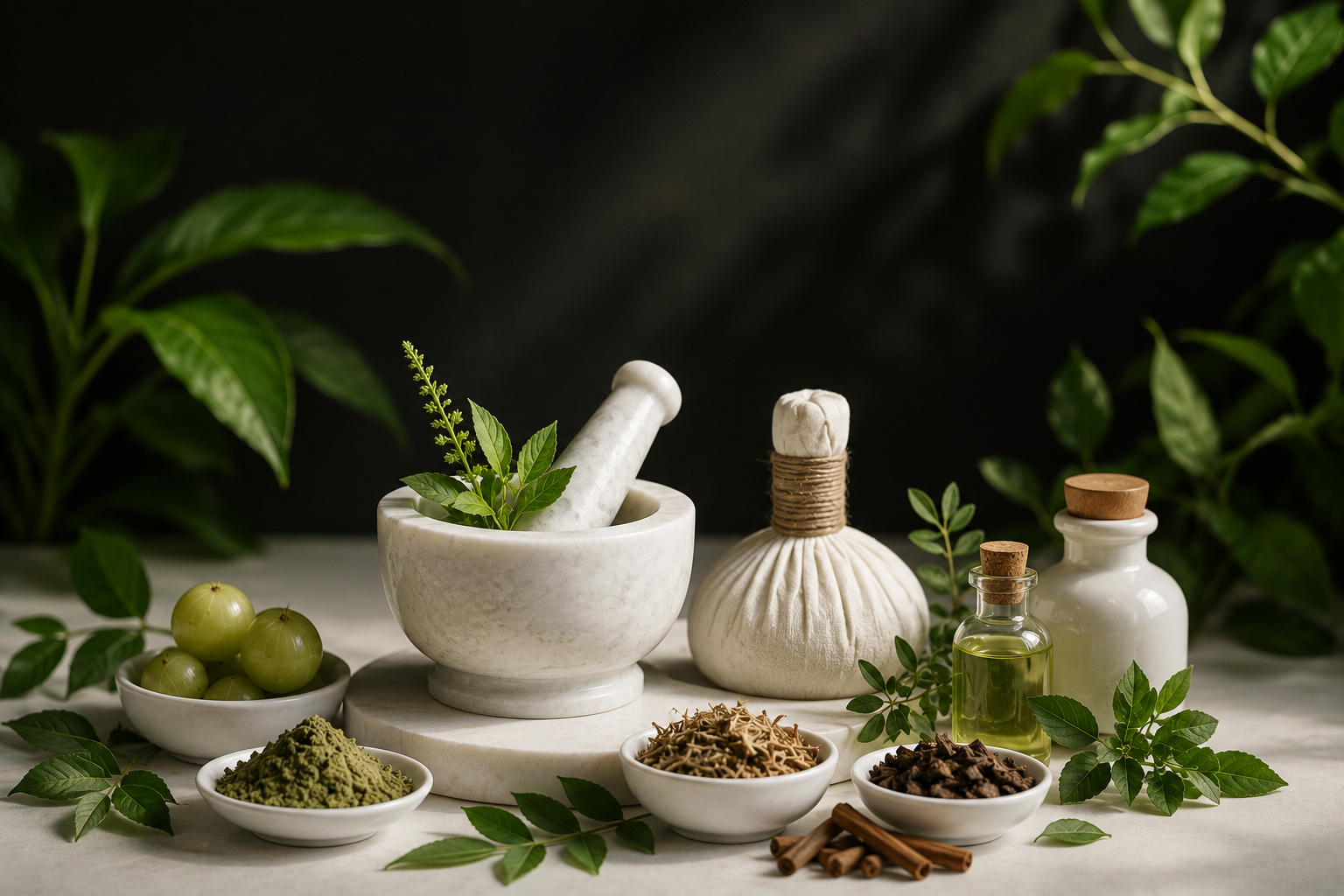 Ayurvedic Herbs and Oils